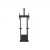 Multibrackets M motorizuotas grindinis stovas juodas 120 kg su lentyna kamerai