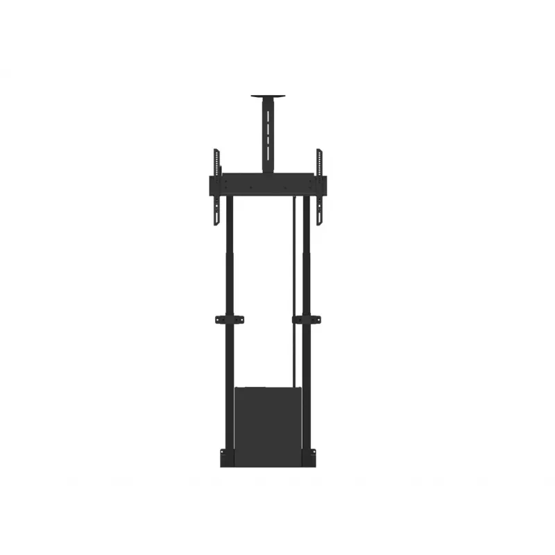Multibrackets M motorizuotas grindinis stovas juodas 120 kg su lentyna kamerai