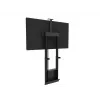 Multibrackets M motorizuotas grindinis stovas juodas 120 kg su lentyna kamerai