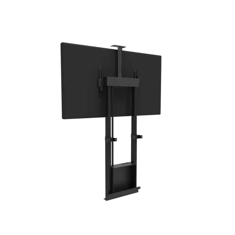 Multibrackets M motorizuotas grindinis stovas juodas 120 kg su lentyna kamerai
