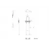 Multibrackets M Dual Pole Floormount Pro grindinis stovas 65-90 colių 75 kg juodas