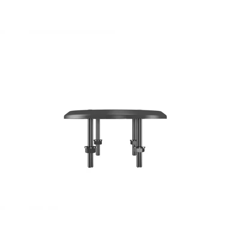 Grommet pagrindas MULTIBRACKETS M Deskmount HD — aliumininis korpusas, juodas, Ø 21 cm, H 40 mm, 500 g