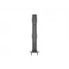 Grommet pagrindas MULTIBRACKETS M Deskmount HD — aliumininis korpusas, juodas, Ø 21 cm, H 40 mm, 500 g