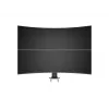 Grommet pagrindas MULTIBRACKETS M Deskmount HD — aliumininis korpusas, juodas, Ø 21 cm, H 40 mm, 500 g