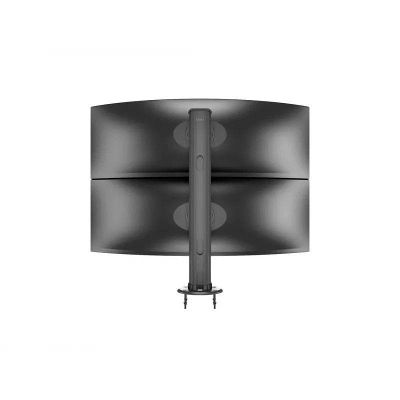 Grommet pagrindas MULTIBRACKETS M Deskmount HD — aliumininis korpusas, juodas, Ø 21 cm, H 40 mm, 500 g