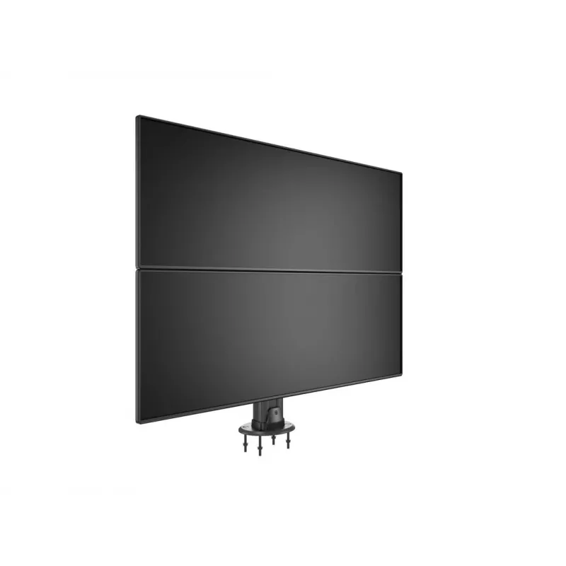 Grommet pagrindas MULTIBRACKETS M Deskmount HD — aliumininis korpusas, juodas, Ø 21 cm, H 40 mm, 500 g