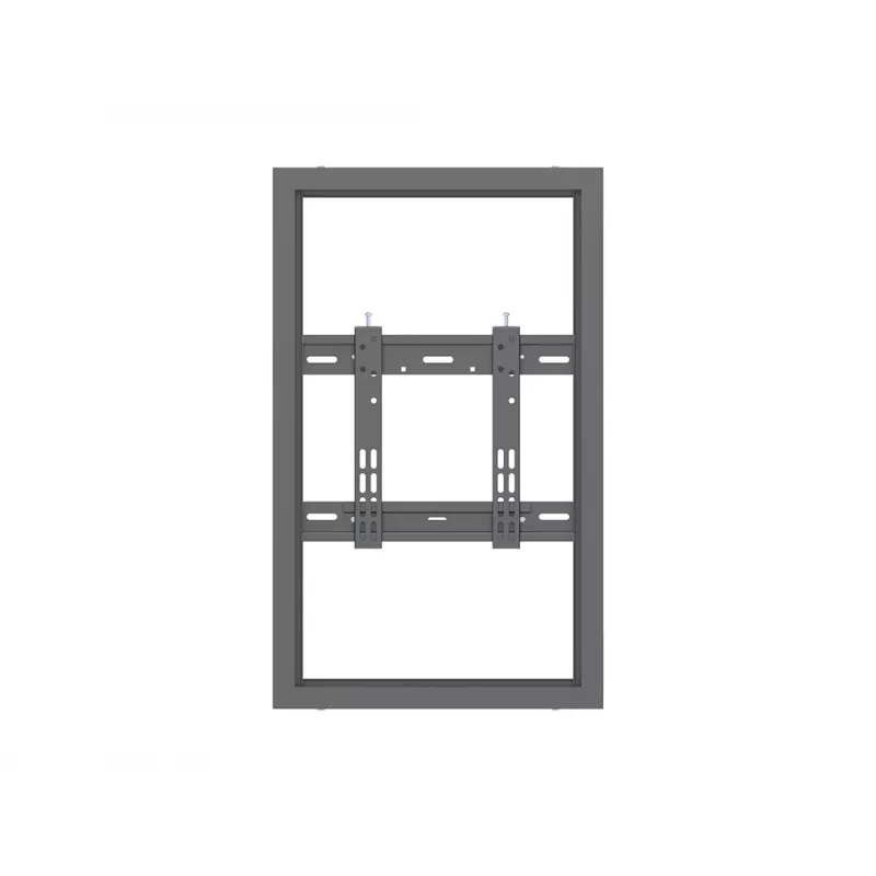 Multibrackets M Pro Series korpusas 32 colių sieninis mažas juodas plieninis vertikaliai/ horizontaliai