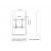 Multibrackets M Pro Series korpusas 32 colių sieninis mažas juodas plieninis vertikaliai/ horizontaliai