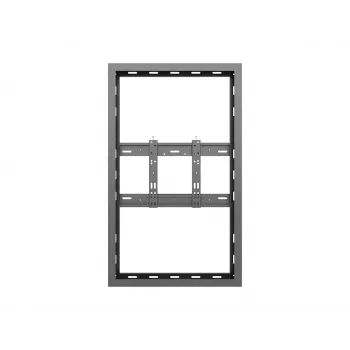 Multibrackets M Pro Series korpusas 43 colių mažas juodas plieninis gulsčias/vertikalus