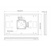 Multibrackets M Pro Series korpusas QB24R QB24R-T baltas plieninis gulsčias
