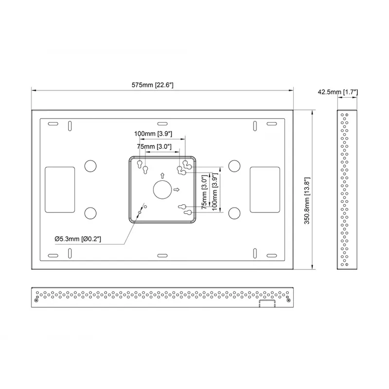 Multibrackets M Pro Series korpusas QB24R QB24R-T baltas plieninis gulsčias