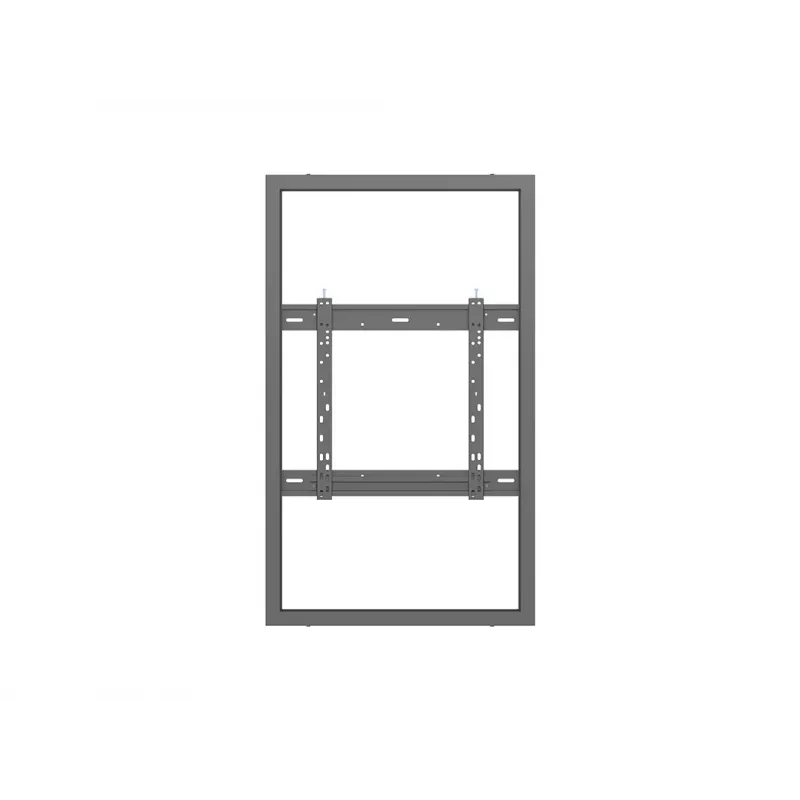 Multibrackets M Pro Series korpusas 50 colių sieninis juodas plieninis horizontaliai/vertikaliai