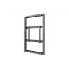 Multibrackets M Pro Series korpusas 50 colių sieninis juodas plieninis horizontaliai/vertikaliai