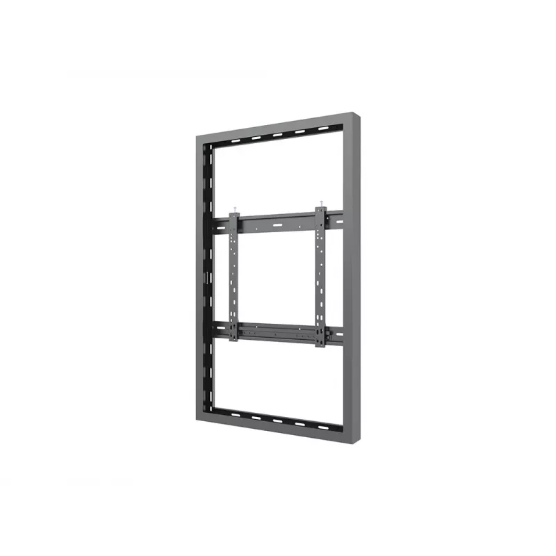 Multibrackets M Pro Series korpusas 50 colių sieninis juodas plieninis horizontaliai/vertikaliai