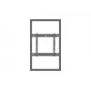 Multibrackets M Pro Series korpusas 50 colių sieninis juodas plieninis horizontaliai/vertikaliai