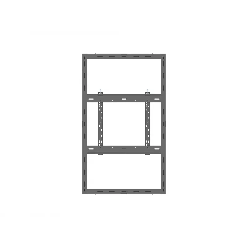 Multibrackets M Pro Series korpusas 50 colių sieninis juodas plieninis horizontaliai/vertikaliai