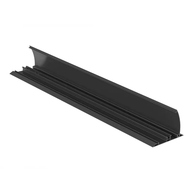Multibrackets M kabelių dangtis grindims juodas - 139 mm plotis - 750 mm ilgis