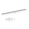 Multibrackets M kabelių kanalas grindims juodas - 139 mm plotis - 1100 mm ilgis