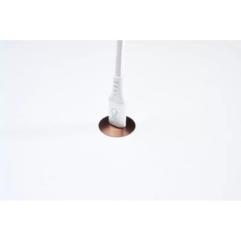 USB-C į USB-C laidas Ochno O-USBG2-70-1 — USB 3.2 Gen 2, DP Alt Mode 1.4, Kištukas–Kištukas, Pintas, 0,7 m, Baltas