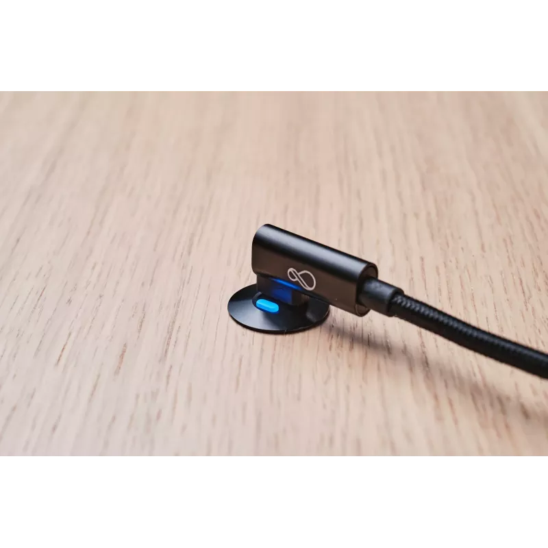 Ochno O-SWO-100-S-1 stalinis USB-C lizdas su mygtuku, 10 Gbit/s, juodas