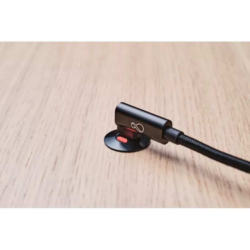 Ochno O-SWO-100-S-1 stalinis USB-C lizdas su mygtuku, 10 Gbit/s, juodas