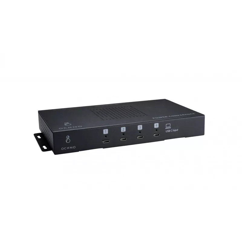 Ochno Power Conference 3 Single, laidinis, USB 3.2 Gen 2 (3.1 Gen 2) Type-C, 100 W, 10/100 Mbit/s, juoda