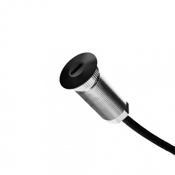 USB-C kištukinis įkroviklis Ochno O-CO-200-BL-1 su 2 m laidu, montuojamas varžtais, juodas