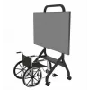 Peerless SR898-EUK mobilus stovas ekranui 2,79 m (110 col.) juodas
