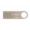 USB atmintukas KINGSTON DataTraveler SE9 16GB — USB Type-A 2.0, sidabrinis, be dangtelio