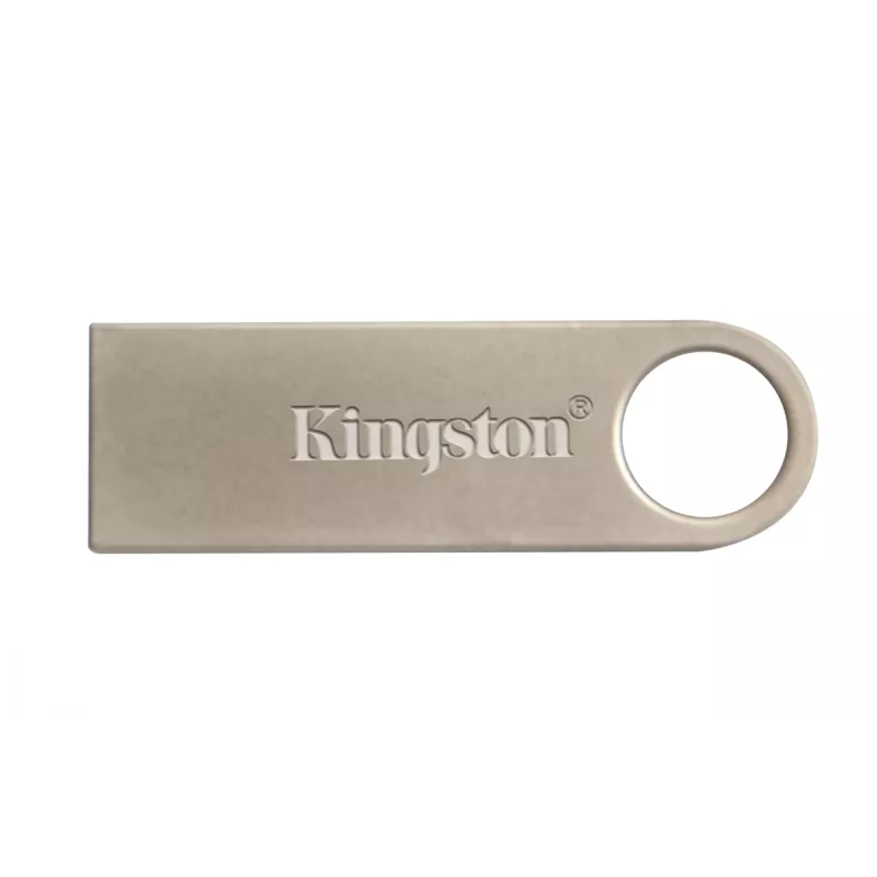 USB atmintukas KINGSTON DataTraveler SE9 16GB — USB Type-A 2.0, sidabrinis, be dangtelio