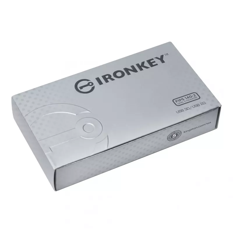 Kingston IronKey 64GB Basic S1000 šifruotas USB 3.0 atmintukas FIPS 140-2 Level 3