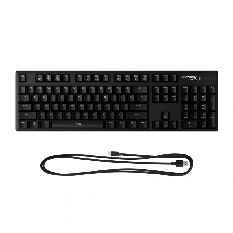 HyperX Alloy Origins klaviatūra žaidimams USB QWERTY juoda
