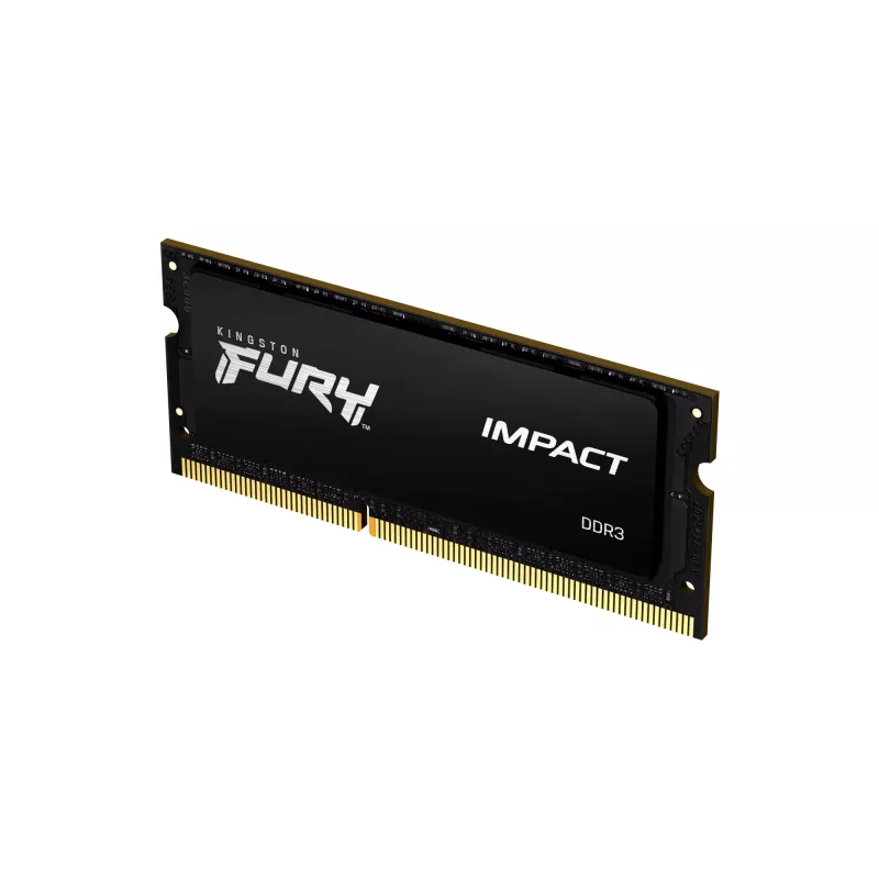 Kingston Technology FURY Impact atminties modulis 4 GB 1 x 4 GB DDR3L 204 kontaktų SO-DIMM