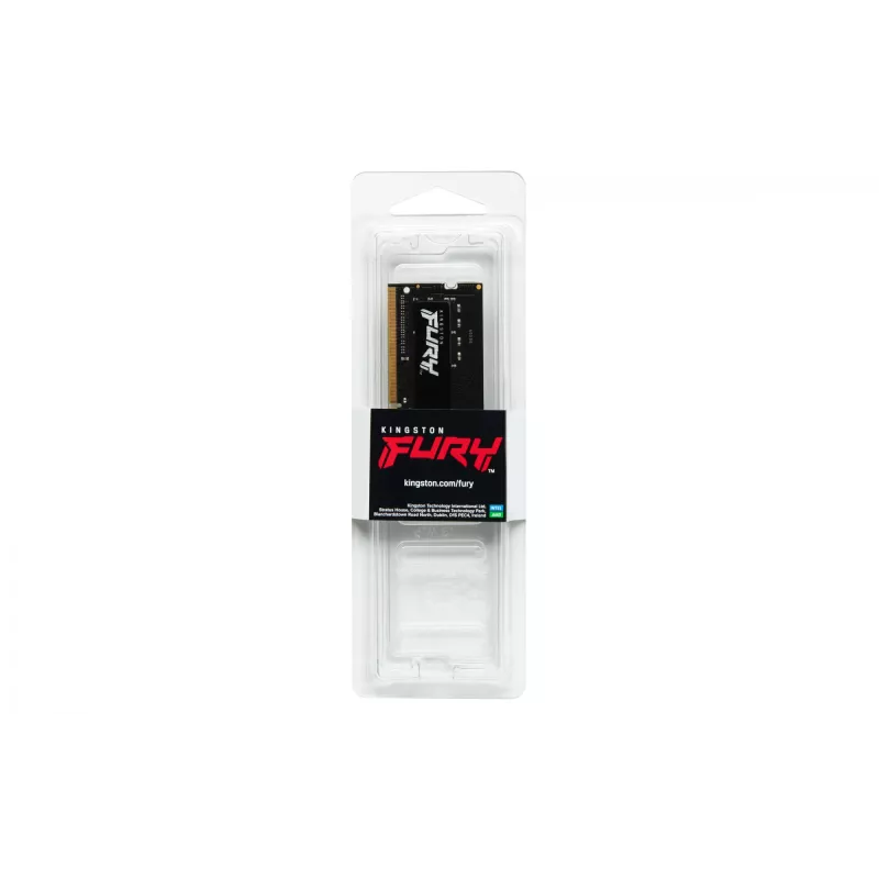 Kingston Technology FURY Impact atminties modulis 4 GB 1 x 4 GB DDR3L 204 kontaktų SO-DIMM