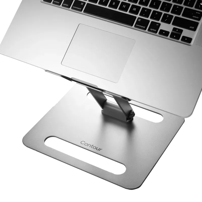 Stovas nešiojamam kompiuteriui Contour Design Laptop Riser plieno pilka, aukštis 45-310 mm