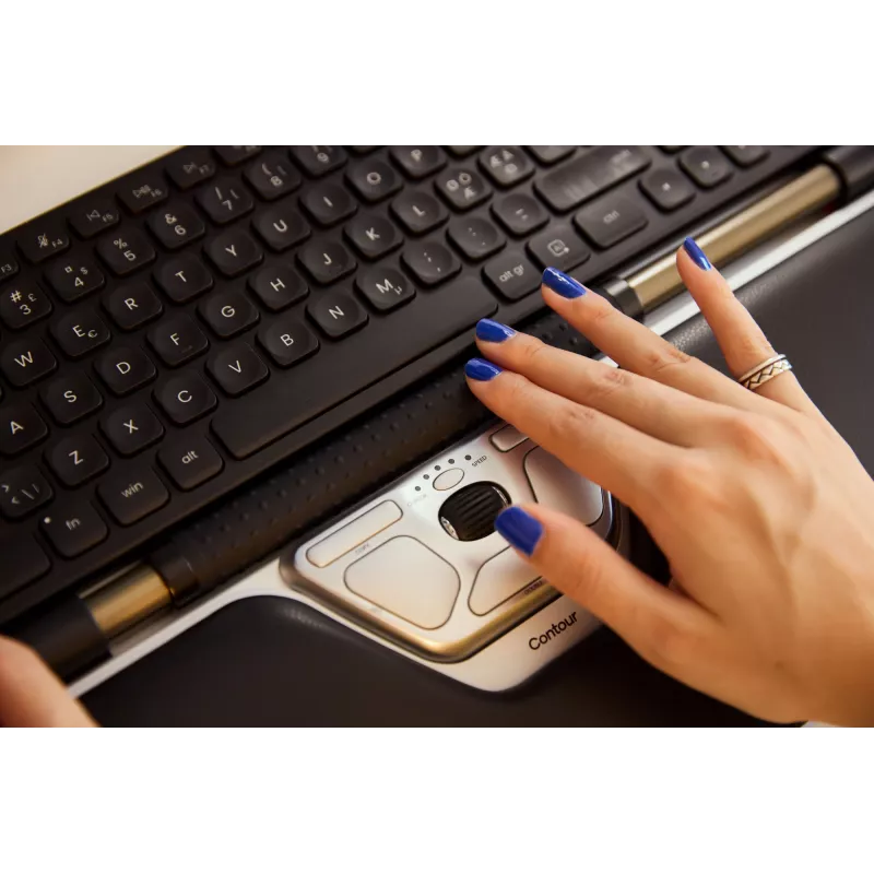 Contour Design RollerMouse Red laidas ergonomiška pelė USB-C 2800 DPI 6 mygtukai