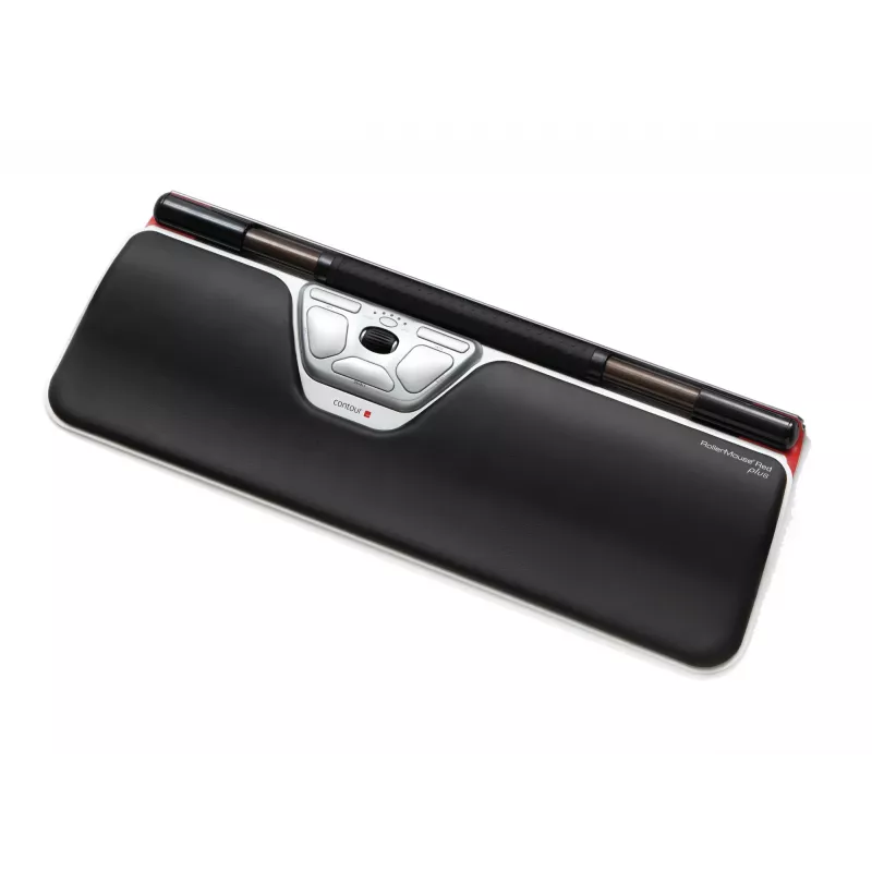 Contour Design RollerMouse Red Plus + Balance Wired pilno dydžio klaviatūra su pele, laidinė, USB, QWERTY, juoda