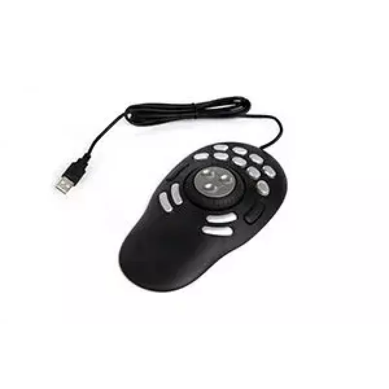 Multimedijos valdiklis Contour PRO v2 – USB, sidabrinis/juodas, 43×77.5×11.5 mm