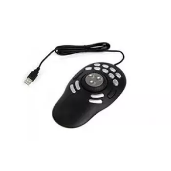 Multimedijos valdiklis Contour PRO v2 – USB, sidabrinis/juodas, 43×77.5×11.5 mm