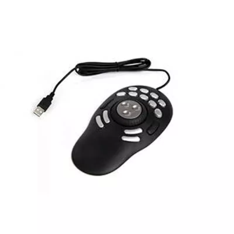 Multimedijos valdiklis Contour PRO v2 – USB, sidabrinis/juodas, 43×77.5×11.5 mm