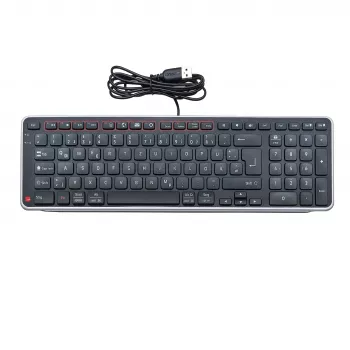 Contour Design Balance Keyboard DE, laidinis, pilno dydžio (100%), belaidis, RF belaidis + USB, QWERTZ, juoda