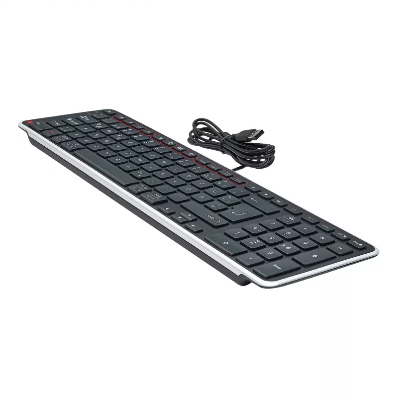 Contour Design Balance Keyboard DE, laidinis, pilno dydžio (100%), belaidis, RF belaidis + USB, QWERTZ, juoda