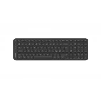 Belaidė klaviatūra Contour Balance Mid-Size Wireless – Pan Nordic išdėstymas, 106 klavišų, žirkliniai jungikliai, juoda