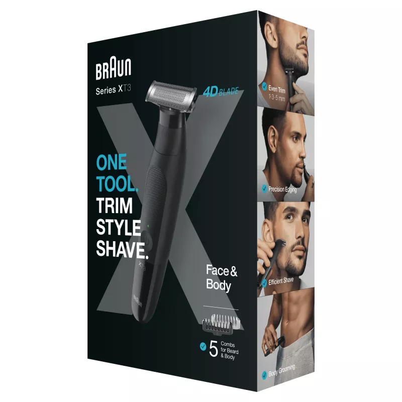 Trimeris Braun XT3200 juodas, nikelio-metalo hidrido (NiMH) baterija, 45 min