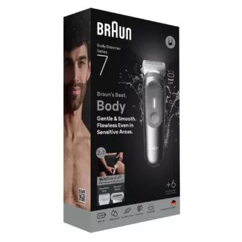 Kūno groomeris Braun Series 7 BG7550 Pilka Ličio jonų baterija