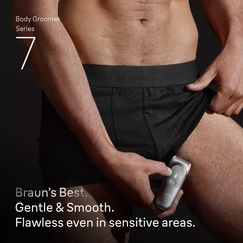 Kūno groomeris Braun Series 7 BG7550 Pilka Ličio jonų baterija