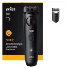 Braun BeardTrimmer 5 BT5500 barzdaskutė, akumuliatorinė, 0,5–20 mm, šlapiam ir sausam naudojimui, juoda
