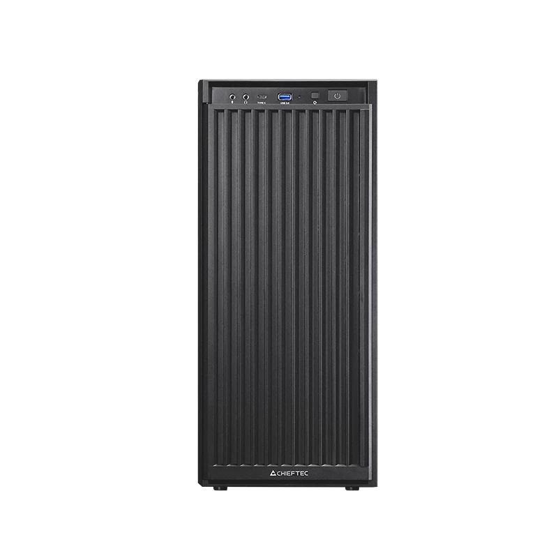 Kompiuterio korpusas CHIEFTEC BW-01B-OP Midi Tower ATX/ITX, talpina 6×3,5 colio + 4×2,5 colio, 2×5,25 colio, galinis 1×120 mm, SGCC, juodas, 200×510×465 mm