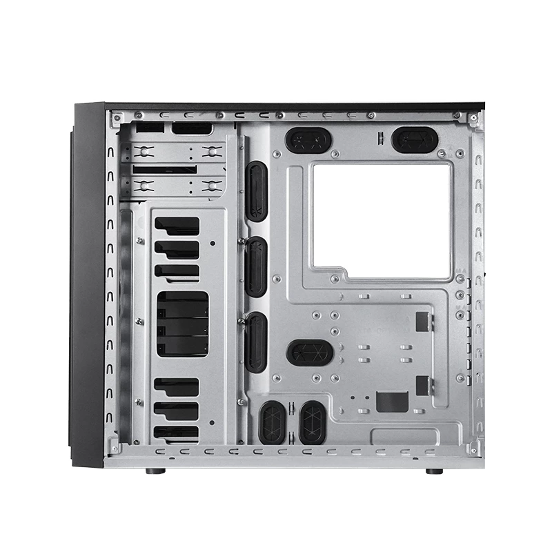 Kompiuterio korpusas CHIEFTEC BW-01B-OP Midi Tower ATX/ITX, talpina 6×3,5 colio + 4×2,5 colio, 2×5,25 colio, galinis 1×120 mm, SGCC, juodas, 200×510×465 mm