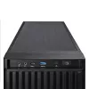 Kompiuterio korpusas CHIEFTEC BW-01B-OP Midi Tower ATX/ITX, talpina 6×3,5 colio + 4×2,5 colio, 2×5,25 colio, galinis 1×120 mm, SGCC, juodas, 200×510×465 mm